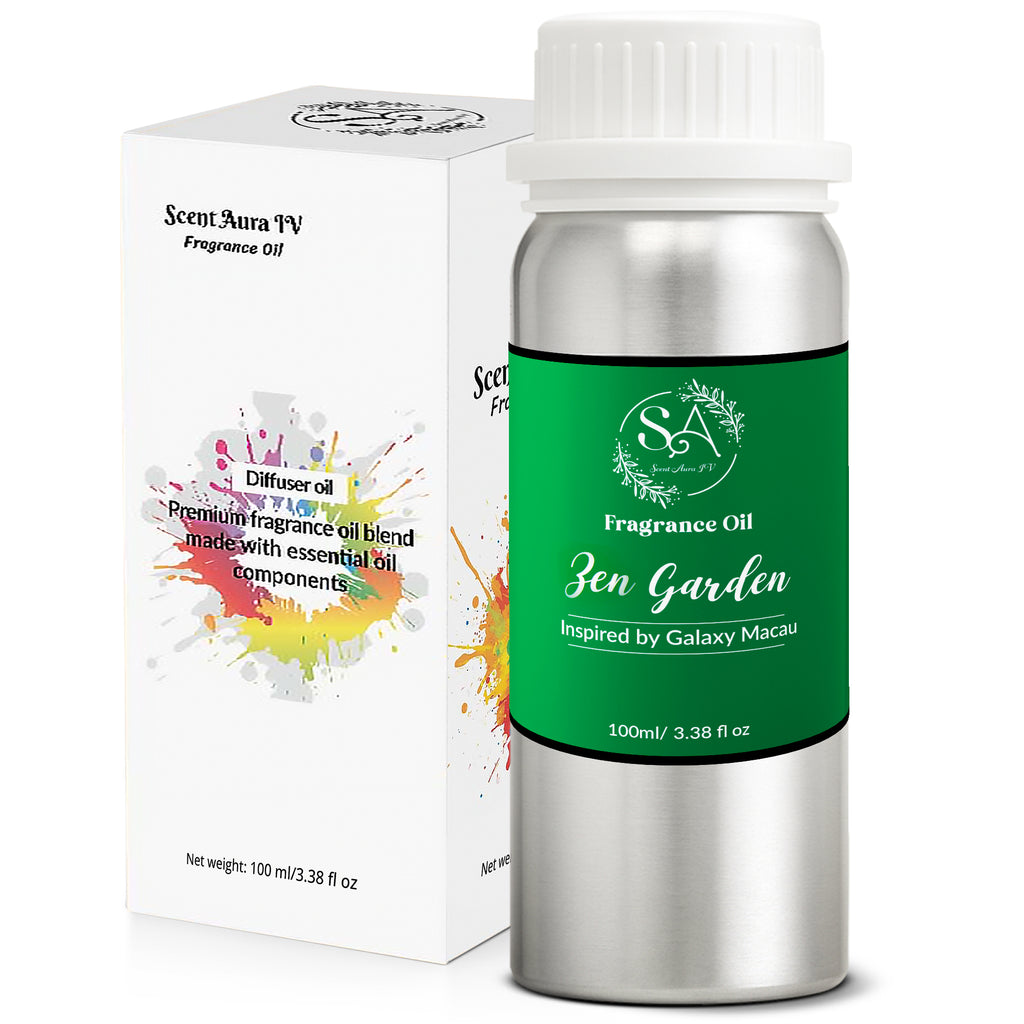Scent Aura IV Zen Garden Fragrance Oil Inspired by The Galaxy Macau Hotel Scent for All Diffusers Safe for Family & Pets