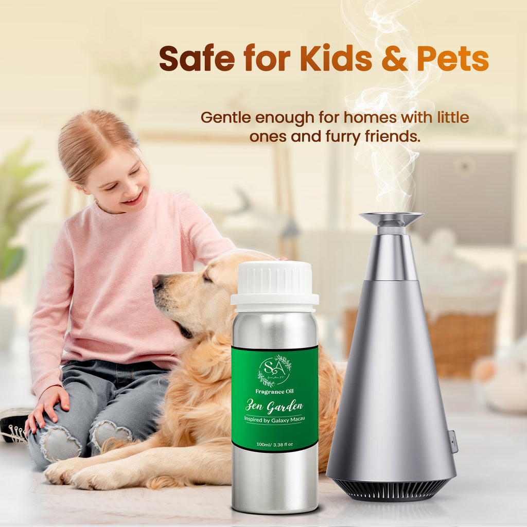 Scent Aura IV Zen Garden Fragrance Oil Inspired by The Galaxy Macau Hotel Scent for All Diffusers Safe for Family & Pets