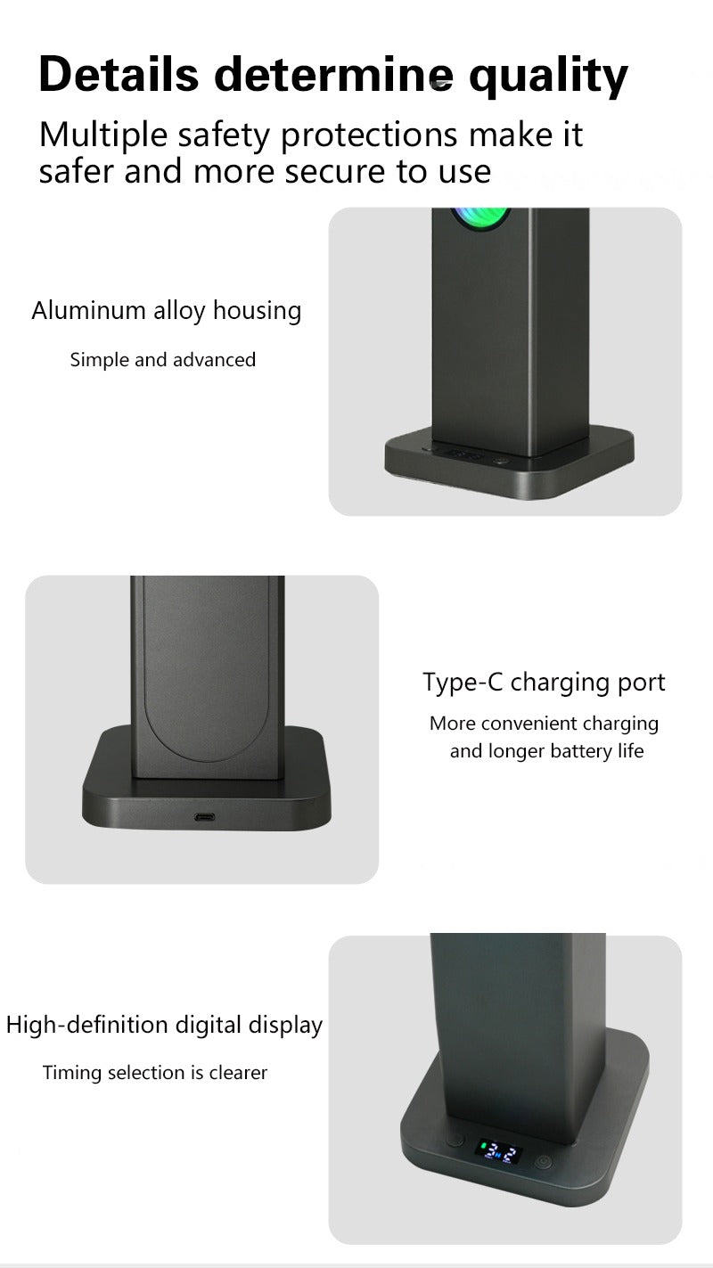 Essence Smart waterless essential oil Diffuser. With LED light and Bluetooth/App enabled