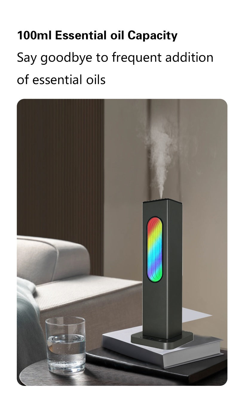 Essence Smart waterless essential oil Diffuser. With LED light and Bluetooth/App enabled